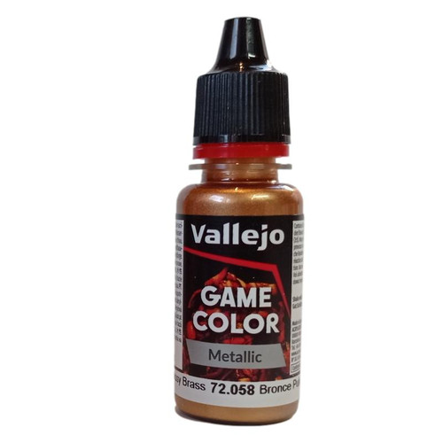 Vallejo Game Color: Brassy Brass, 17 ml. 72058 