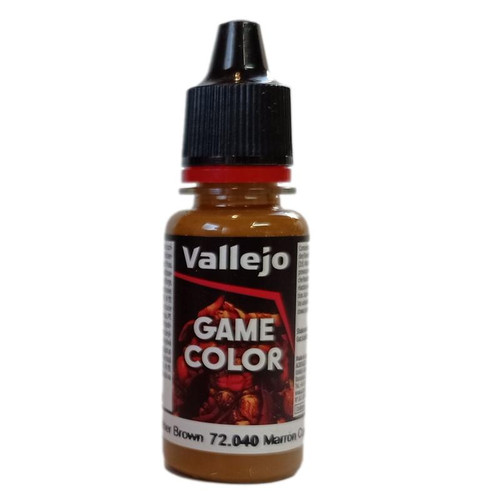 Vallejo Game Color: Leather Brown, 17 ml. 72040 