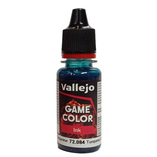Vallejo Game Color: Ink- Dark Turquoise, 18 ml. 72084 