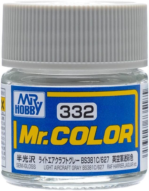 Gunze Sangyo Light Aircraft Gray BS381C/627 Mr.Color 10ml C332 