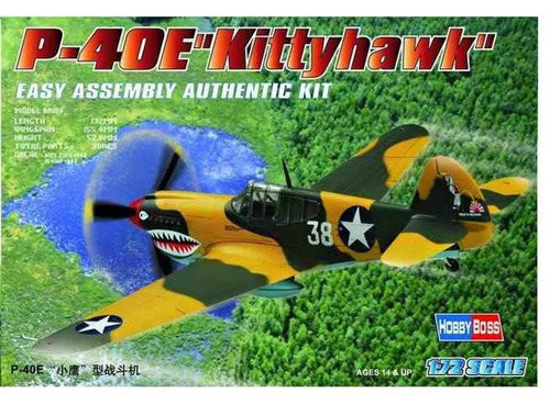 HobbyBoss 1/72 P-40E Kittyhawk Easy Kit 80250 