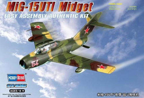 HobbyBoss 1/72 MiG-15UTI Midget Easy Kit 80262 