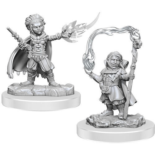 WizKids D&D Nolzur's Marvelous Miniatures: W20 Halfling Wizards 