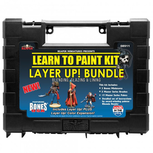 Reaper Learn to Paint Kit: Layer Up! Bundle 08911 