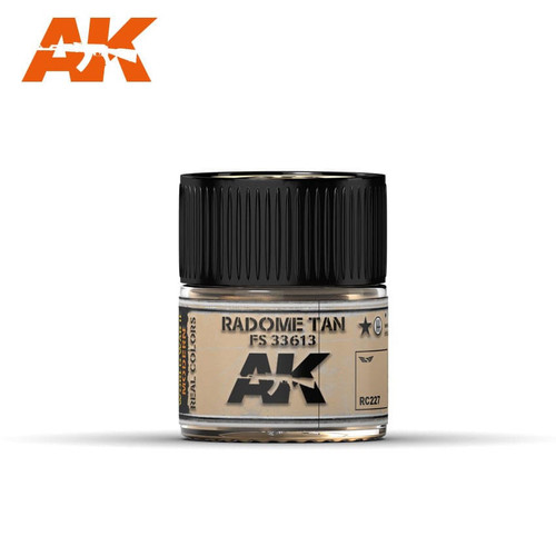 AK Interactive Real Colors: Radome Tan FS 33613 - 10ml RC227 