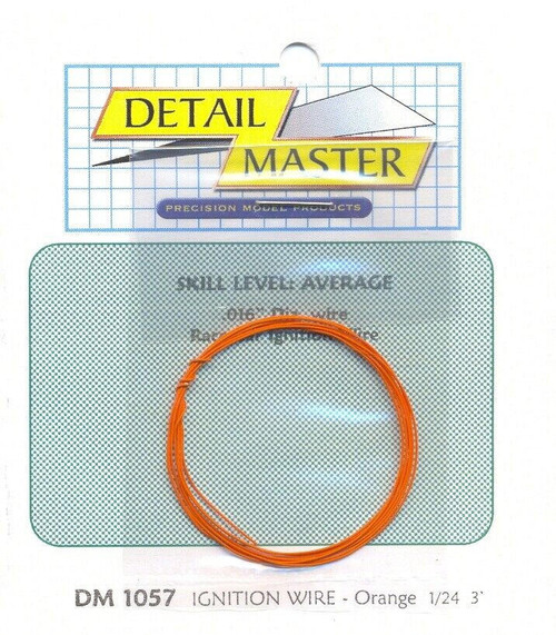 Detail Master 1/24 Racing Ignition Wire Orange 1057 