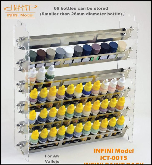 Infini Model Model Paint Stand Narrow Type, 6 Stacks CT0015 