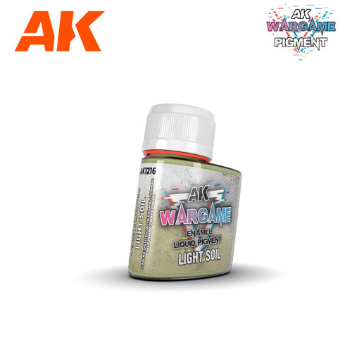 AK Interactive Enamel Liquid Pigments Light Soil AK1216 