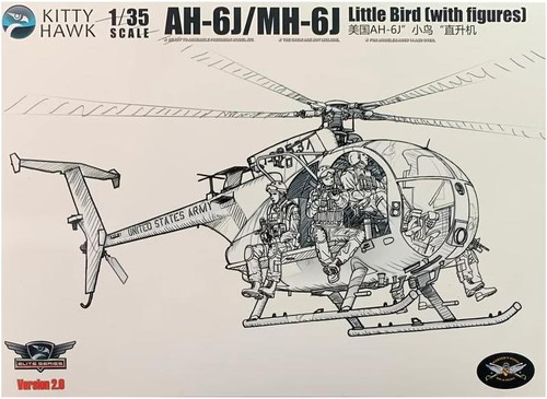 Kitty Hawk 1/35 AH-6J / MH-6J Little Bird w/Figures 50004 