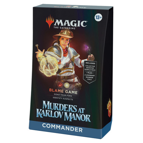Wizards of the Coast Magic the Gathering CCG: Murders at Karlov Manor - Blame Game Commander Deck 