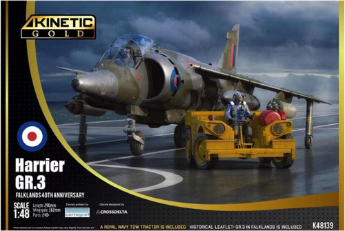 Kinetic 1/48 Harrier GR.3 Falklands 40th Anniversary 48139 