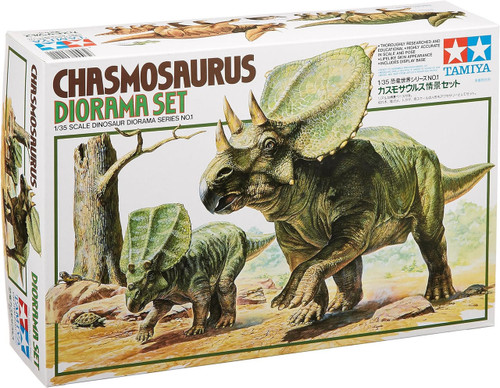 Tamiya 1/35 Chasmosaurus Dinosaur Diorama Set 60101 