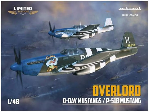 Eduard 1/48 P-51B Mustang Overlord Dual Combo 11181 