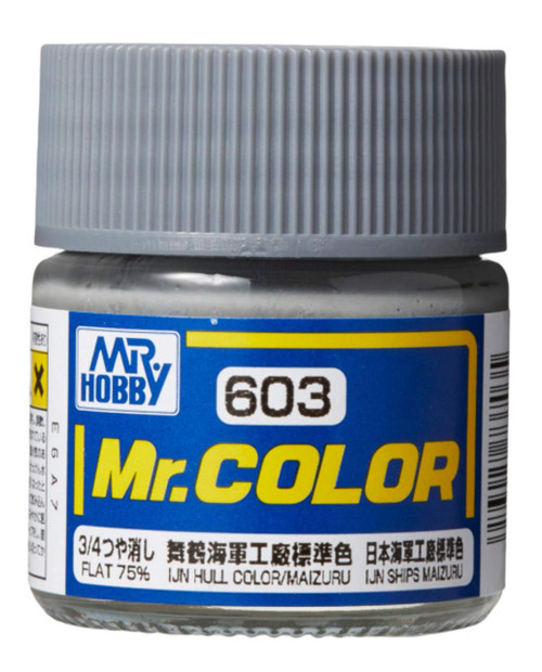Gunze Sangyo Flat IJN Hull Gray Maizure Mr.Color 10ml C603 