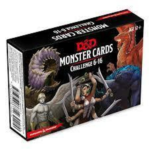 Gale Force Nine DandD RPG Monster Cards - Challenge 6-16 Deck 125 cards