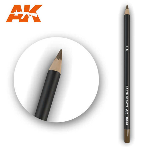 AK Interactive Earth Brown Weathering Pencil 10028