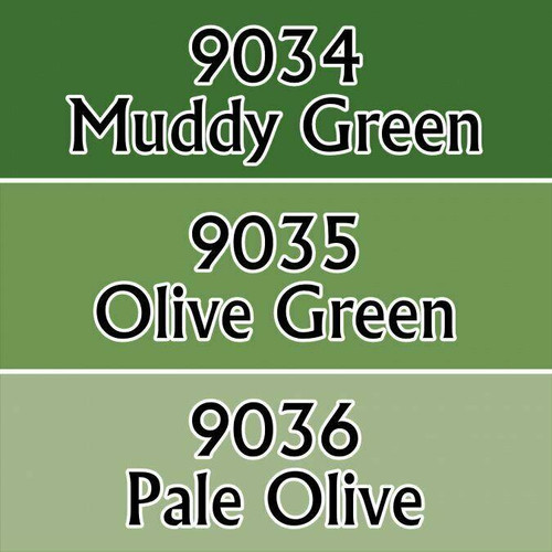 Master Series Paints Triads Master Series Paints Triads Olive Greens 09712