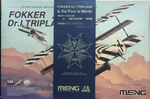 Meng 1/24 Fokker Dr.1 Triplane Special QS003S