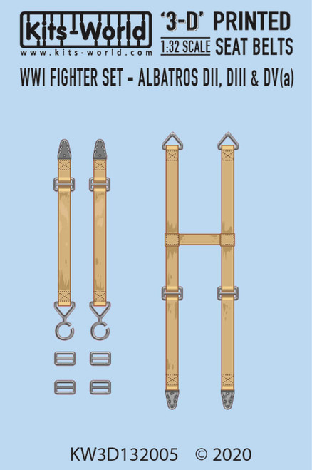 Kits-World Decals 1/32 3D Seatbelt Decal Albatros 3132005