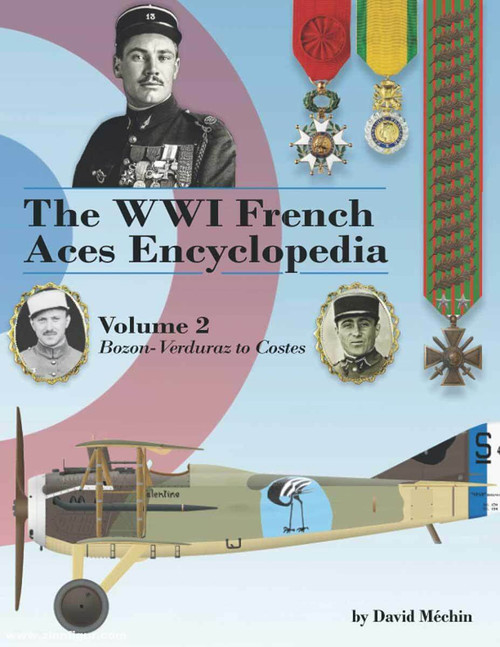Aeronaut Books WWI French Aces Encyclopedia V.2