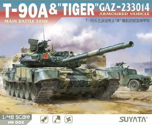 Suyata 1/48 T-90A and GAZ Tiger NO002