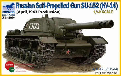 Bronco Models 1/48 SU-152 KV-14 SPG 1943 48004