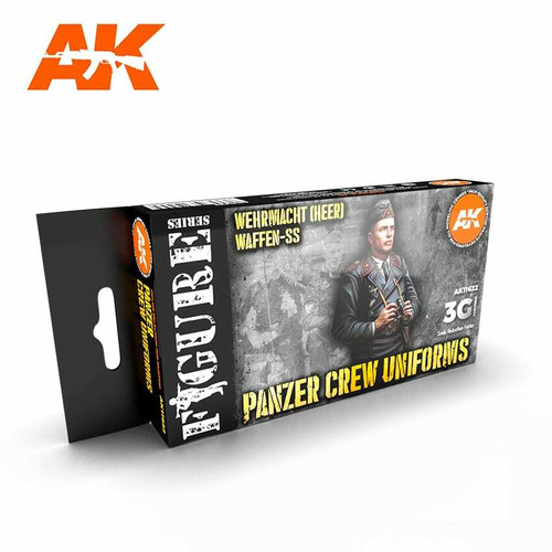AK Interactive Panzer Crew Black Uniforms Set AK 3G 11622