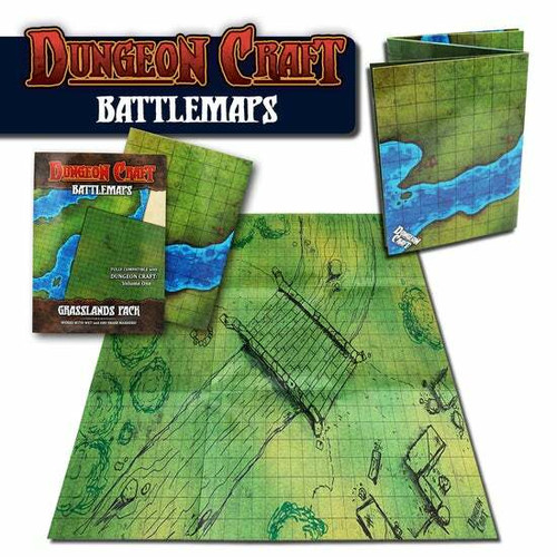 Dungeon Craft Battle Map Grasslands