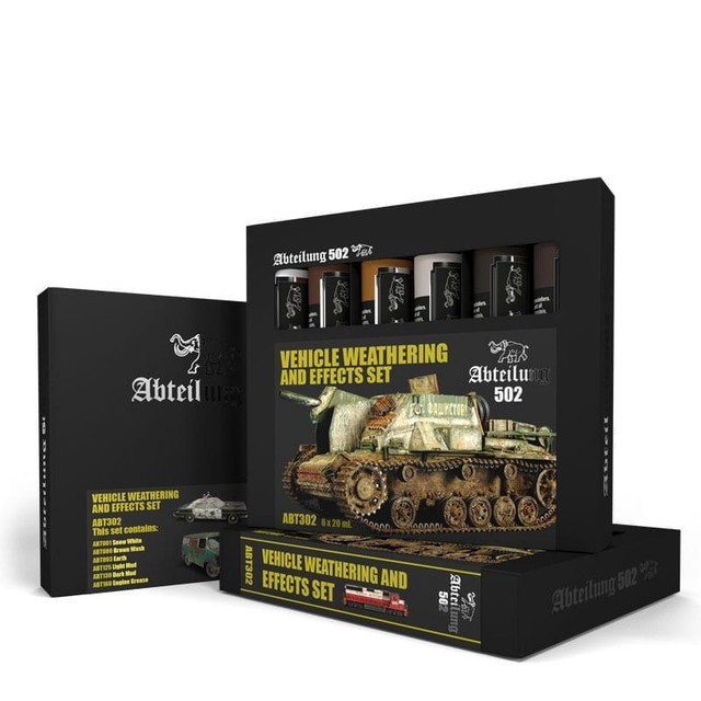 Abteilung 502 Vehicle Weathering and Effects Set Tube Oil 6x20ml 302 Abteilung 502 Vehicle Weathering and Effects Set Tube Oil 6x20ml 302