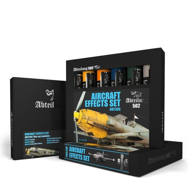 Abteilung 502 Aircraft Effects Set Tube Oil 6x20ml 305 Abteilung 502 Aircraft Effects Set Tube Oil 6x20ml 305