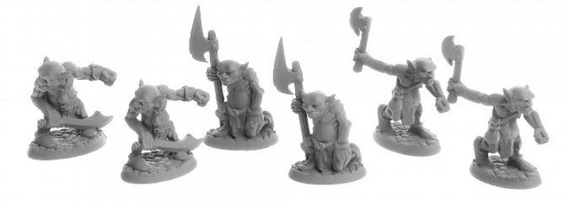 Reaper Miniatures Goblin Raiders (6) (07043) Reaper Miniatures Goblin Raiders (6) (07043)