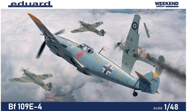 Eduard 1/48 Bf109E-4 Weekend Edition 84196 Eduard 1/48 Bf109E-4 Weekend Edition 84196