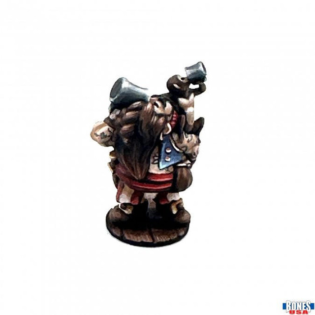 Reaper Miniatures Townsfolk: Dwarven Riverboat Pilot (30145) 
