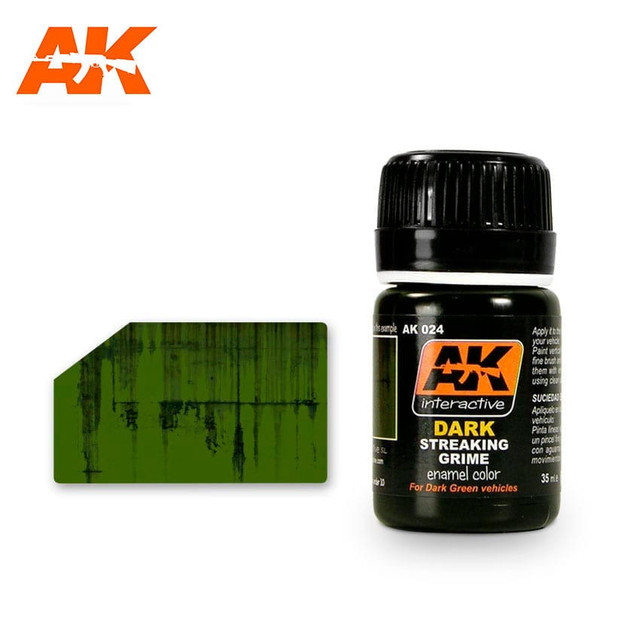 AK Interactive Streaking Grime - Dark Vehicles AK024 AK Interactive Streaking Grime - Dark Vehicles AK024