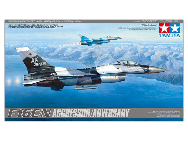 Tamiya 1/48 F-16C/N Fighting Falcon 61106 Tamiya 1/48 F-16C/N Fighting Falcon 61106