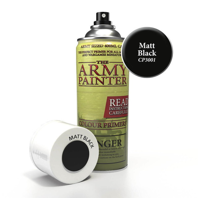 Army Painter Army Painter Matte Black Primer Spray Army Painter Army Painter Matte Black Primer Spray