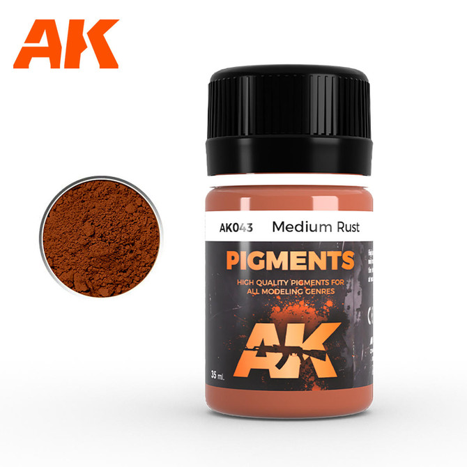 AK Interactive Medium Rust Pigment AK043