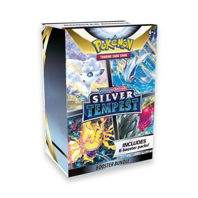  Pokemon TCG: Sword and Shield - Silver Tempest Booster Bundle 
