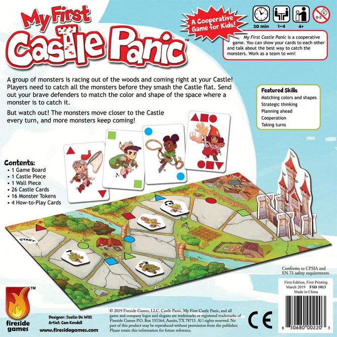 Fireside Games My First Castle Panic Board Game at LionHeart Hobby