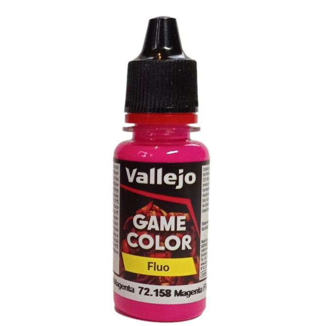 Vallejo Game Color: Fluorescent Magenta, 18 ml. 72158 