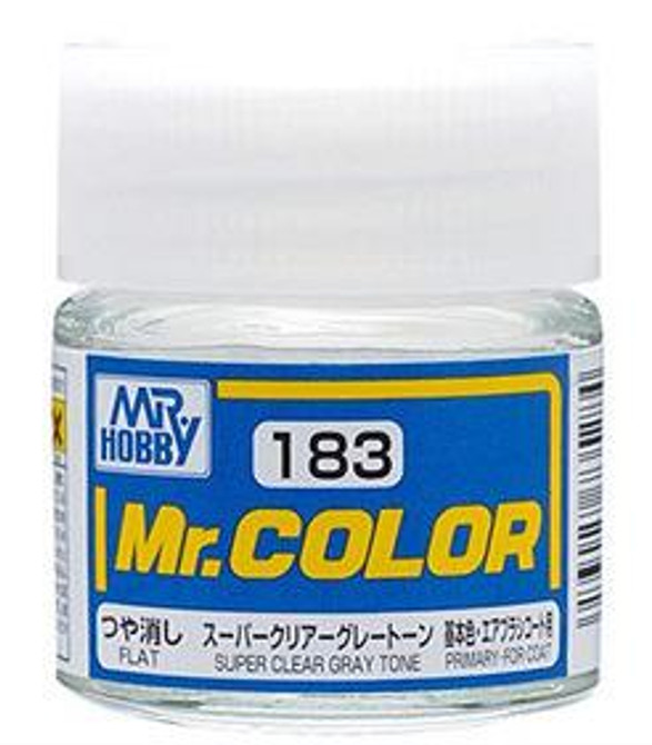 Gunze Sangyo Semi-Gloss Super Clear Gray Tone Mr.Color 10ml C183 