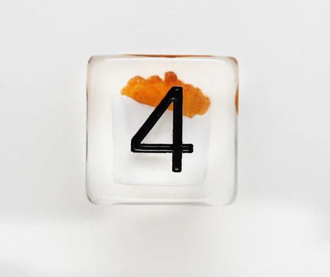 Foam Brain Games Foam Brain Dice - RPG Dice Set - Fries 