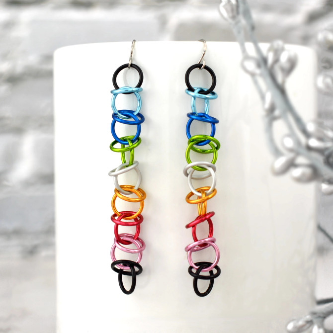 Queer Pride - Orbital Earrings