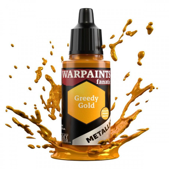 Warpaints Fanatic Metallic: Greedy Gold WP3188