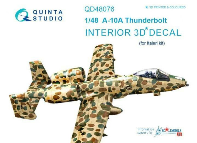 Quinta Studios 1/48 A-10A Warthog Interior ITA 48076