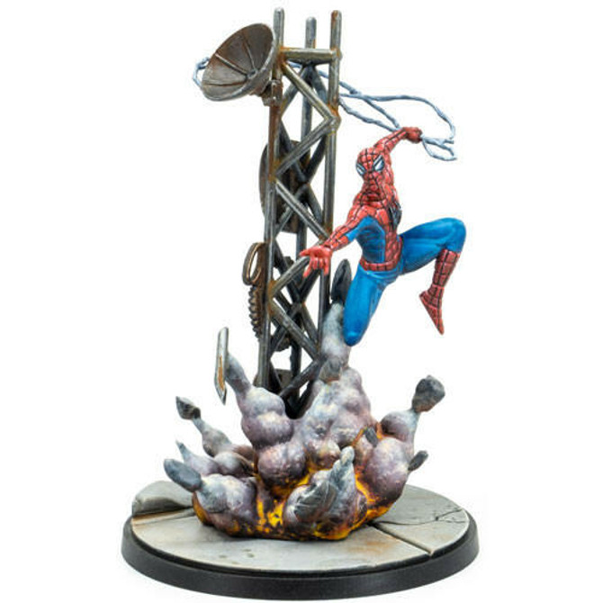 Atomic Mass Games Marvel Crisis Protocol Spider-Man and Black Cat
