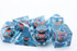 Foam Brain Games Sharp Edge Moving Eye RPG Dice Set - Teal Cyclops 