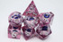Foam Brain Games Sharp Edge Moving Eye RPG Dice Set -  Bloodshot 