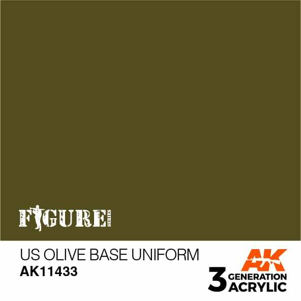 AK Interactive WW2 US Uniforms 3G Acrylic Paint Set