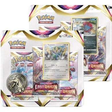 Pokémon Sword & Shield LOST ORIGIN 4-Pack Blister PORTUGUESE